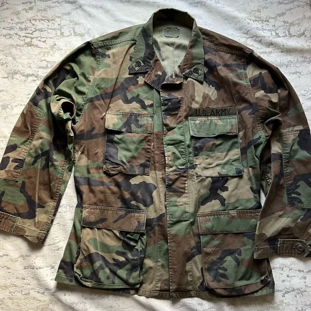 US Army issue 1990 Woodland Jacket camouflage vintage